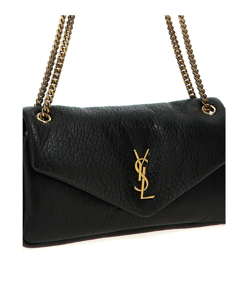 Saint Laurent Shoulder Bag in black, Leather — view 3
