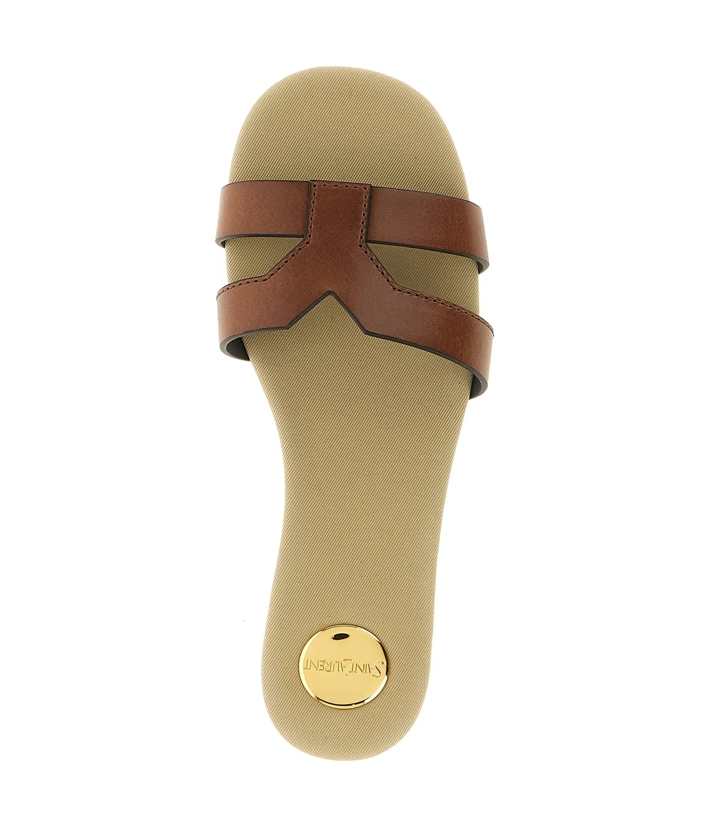 Saint Laurent Brown Slides 