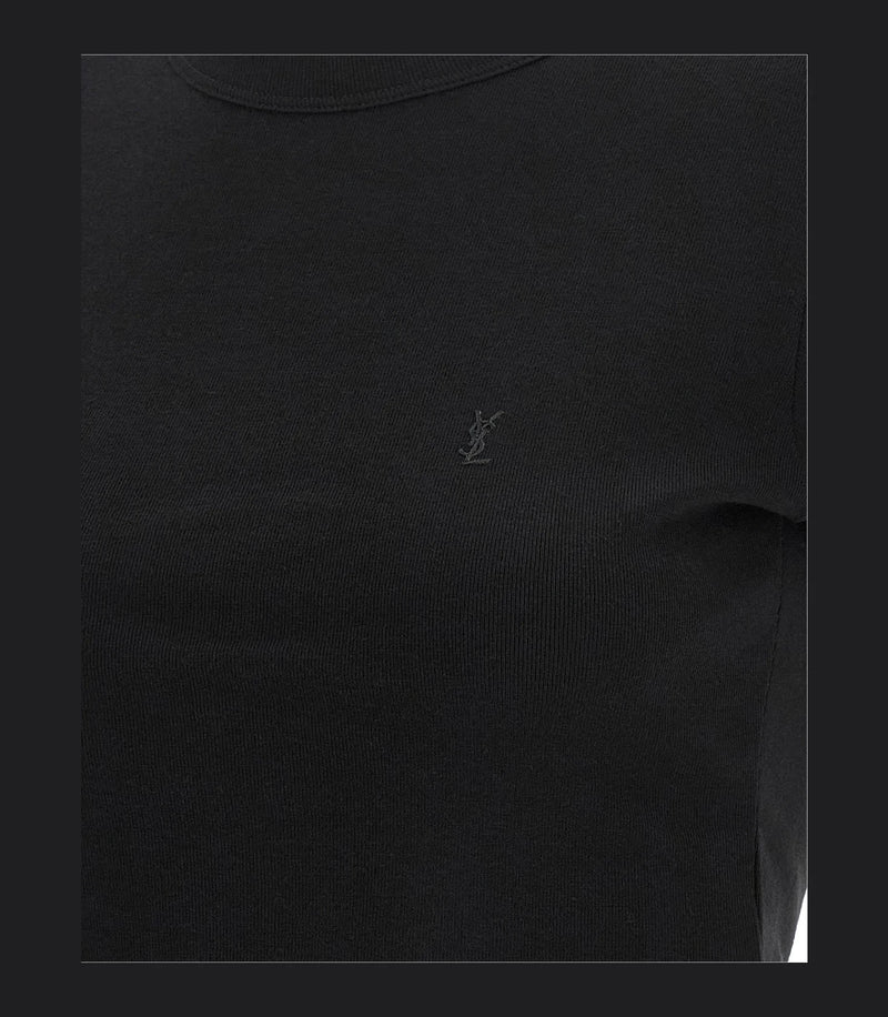 Saint Laurent T-Shirt in black, Cotton — view 4