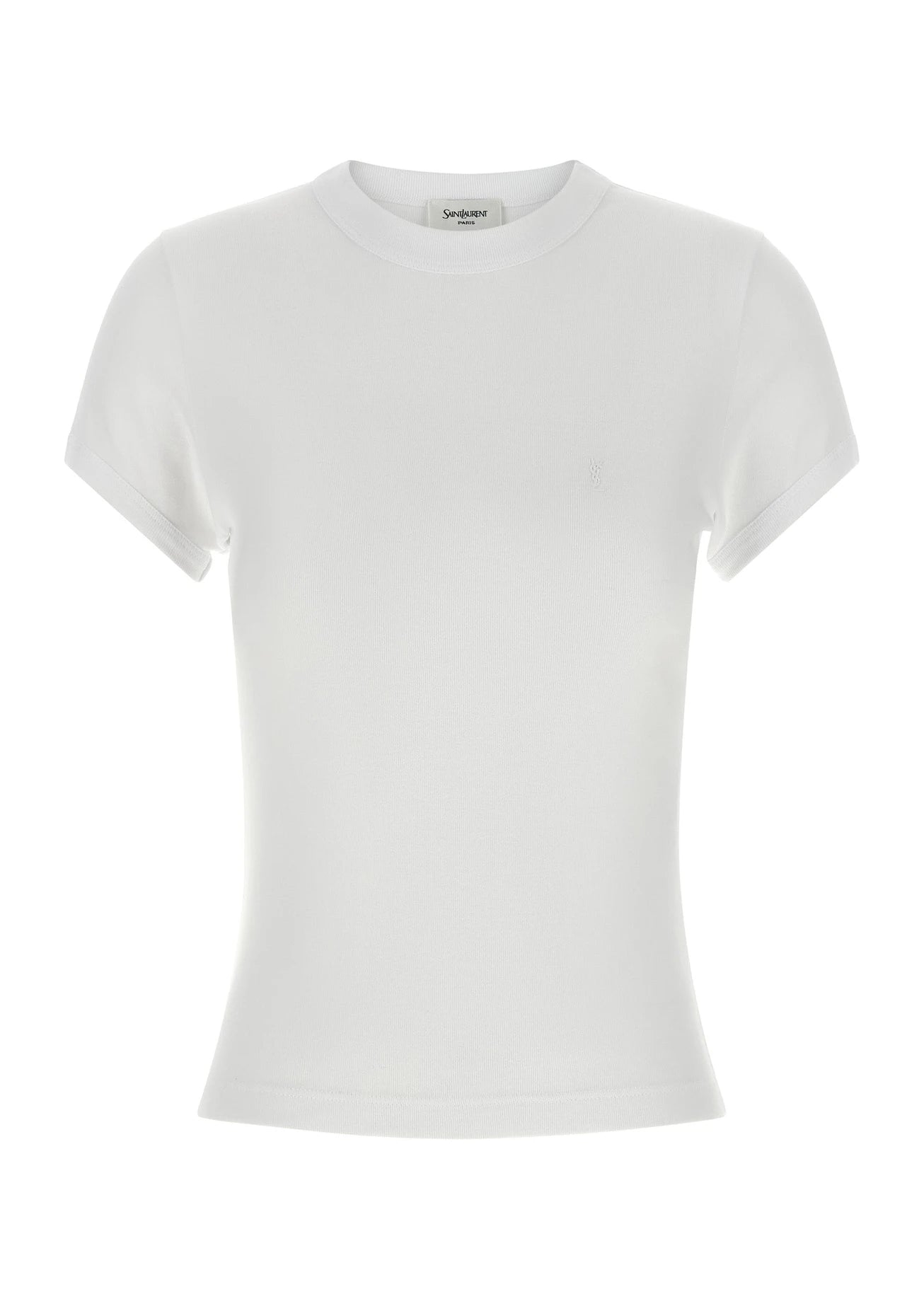 Saint Laurent T-Shirt in white, Cotton