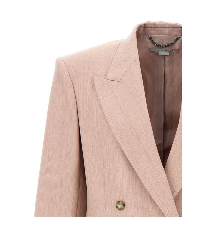Stella McCartney Blazer in pink, Wool — view 3