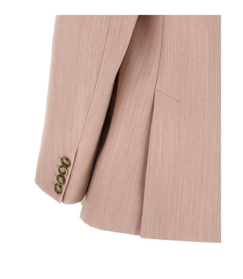 Stella McCartney Blazer in pink, Wool — view 4