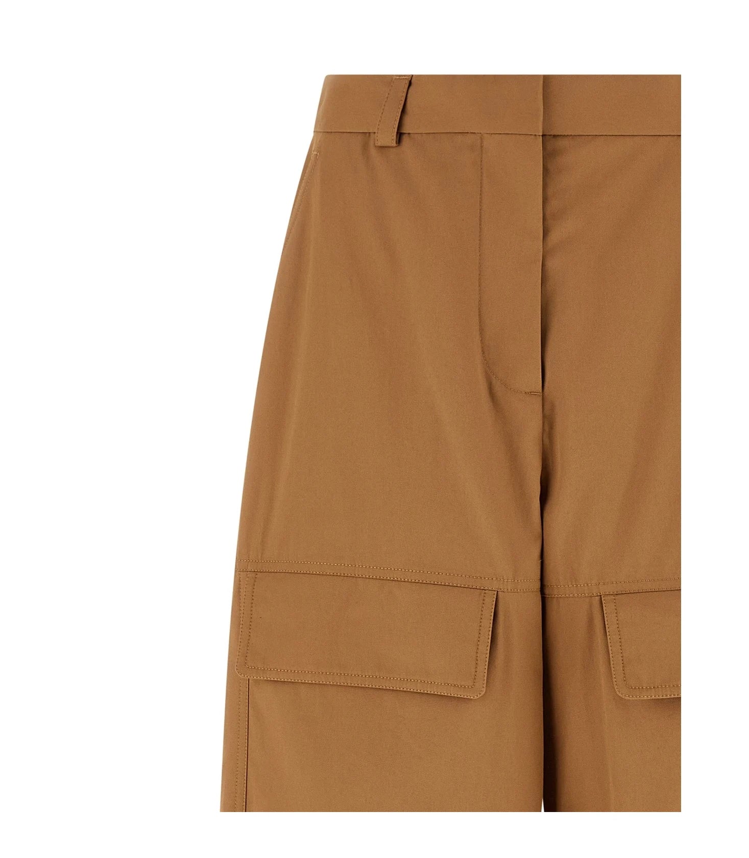 Stella McCartney Cargo Pant in beige, Cotton — view 3