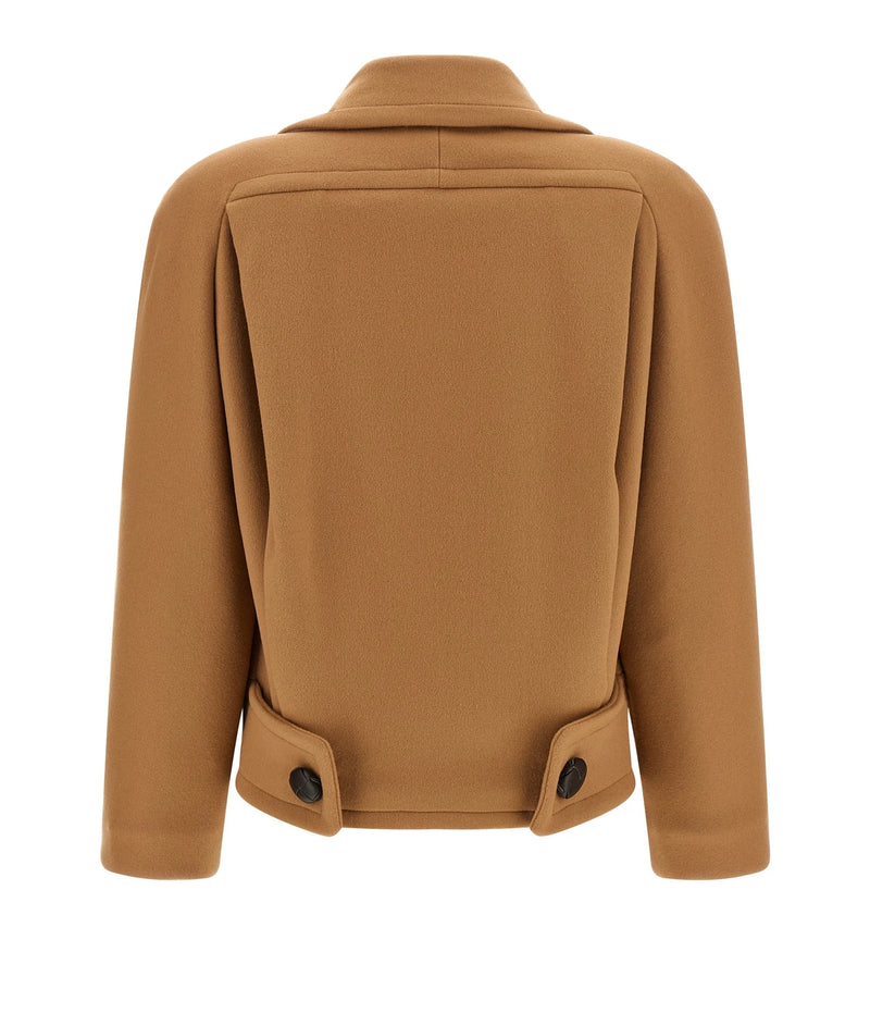Stella McCartney Pea Coat in beige, Wool — view 2