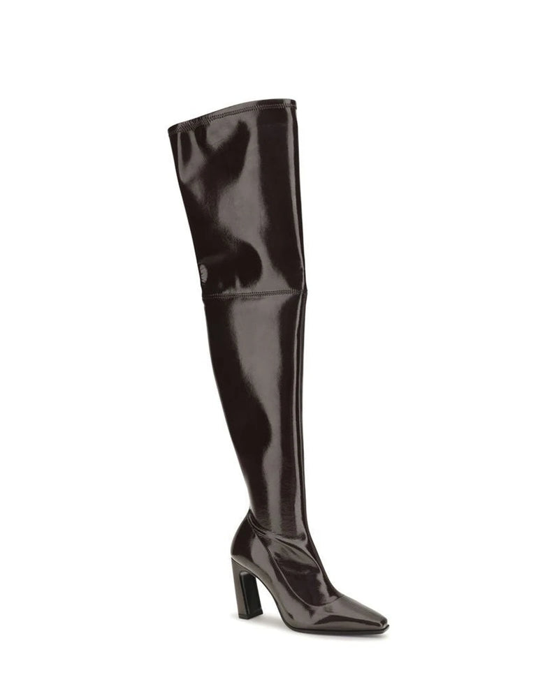 Stuart Weitzman Knee High Boots in brown, Rayon — view 2