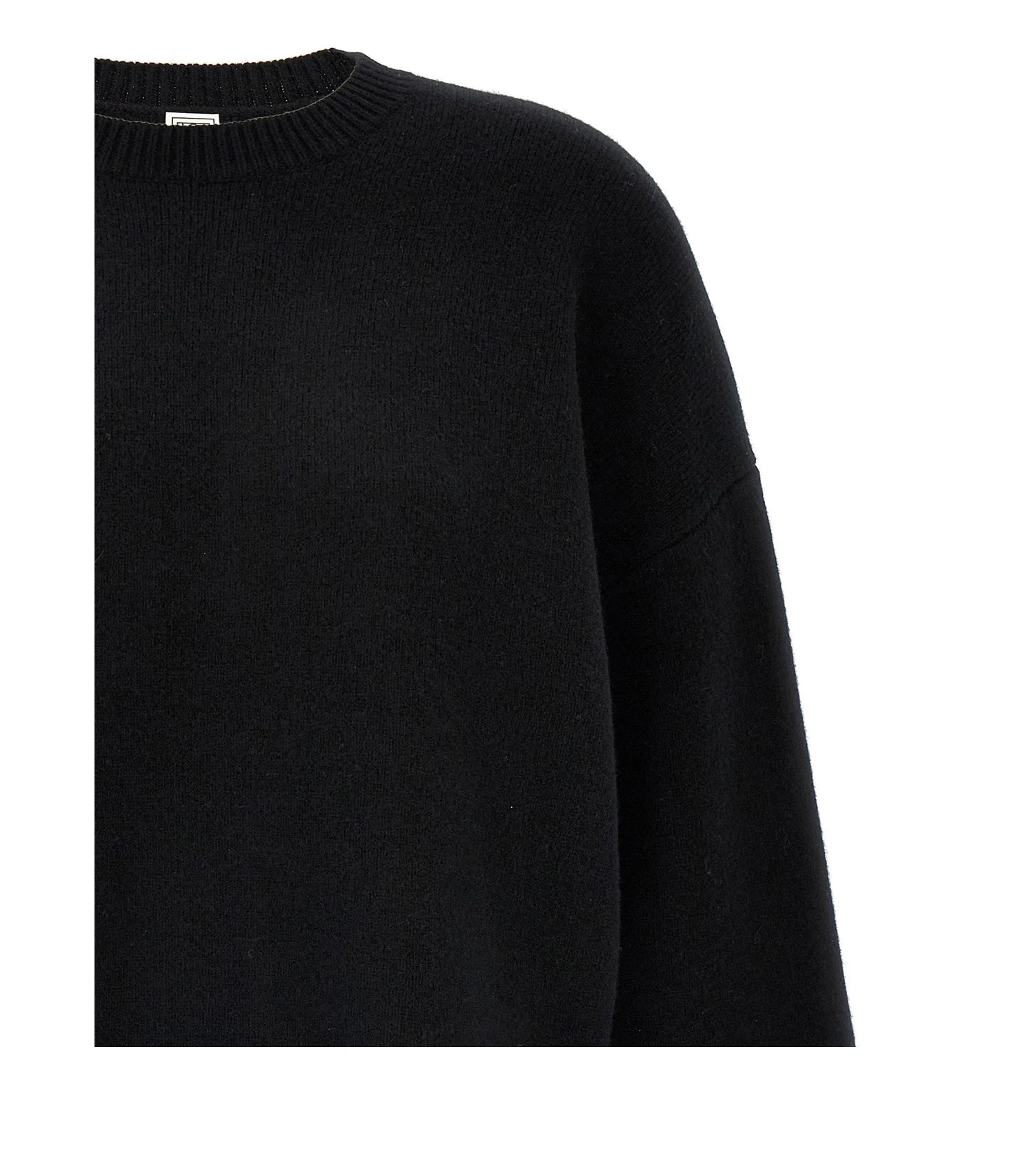 Toteme Sweater in black, Polyester — view 3