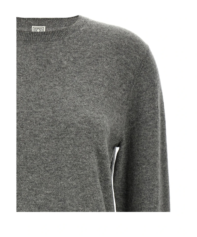 Toteme Sweater in gray, Cashmere — view 3