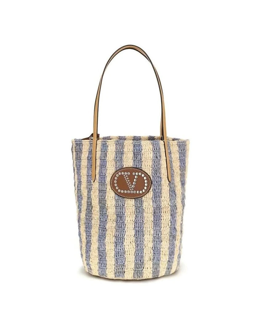 Valentino Garavani Raffia Bucket Bag 