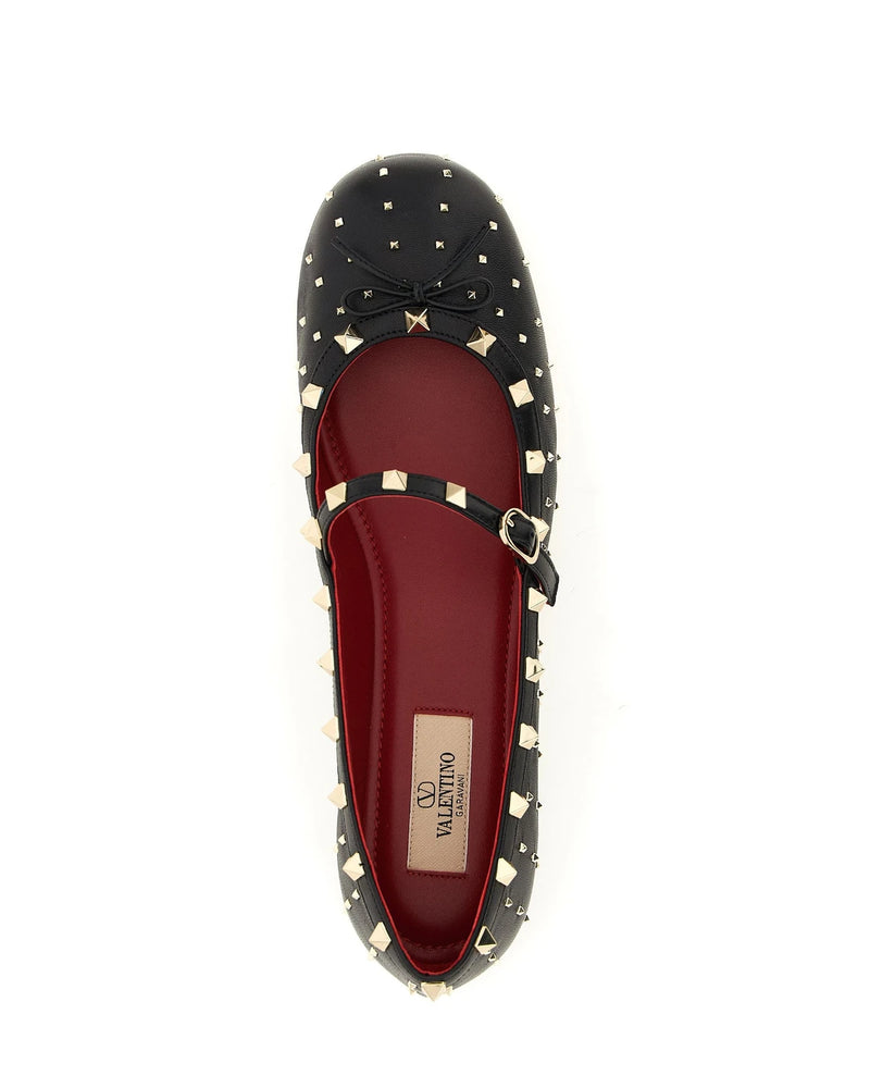 Valentino Garavani Ballet Flats in black, Lamb Leather — view 4