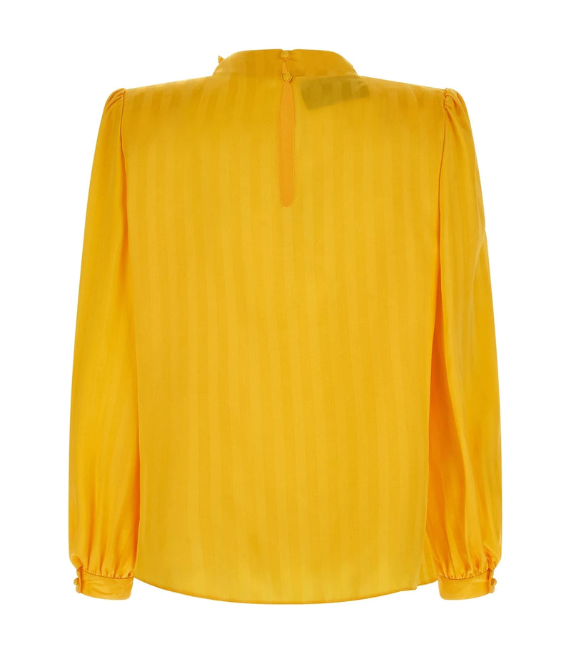 Valentino Garavani Blouse in yellow, Silk — view 2