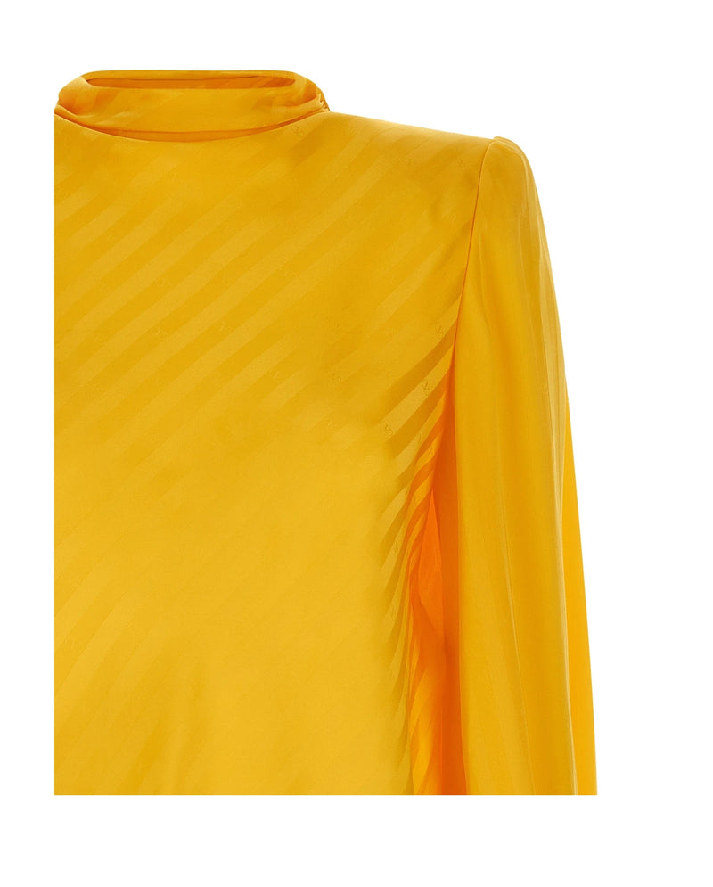 Valentino Garavani Blouse in yellow, Silk — view 3