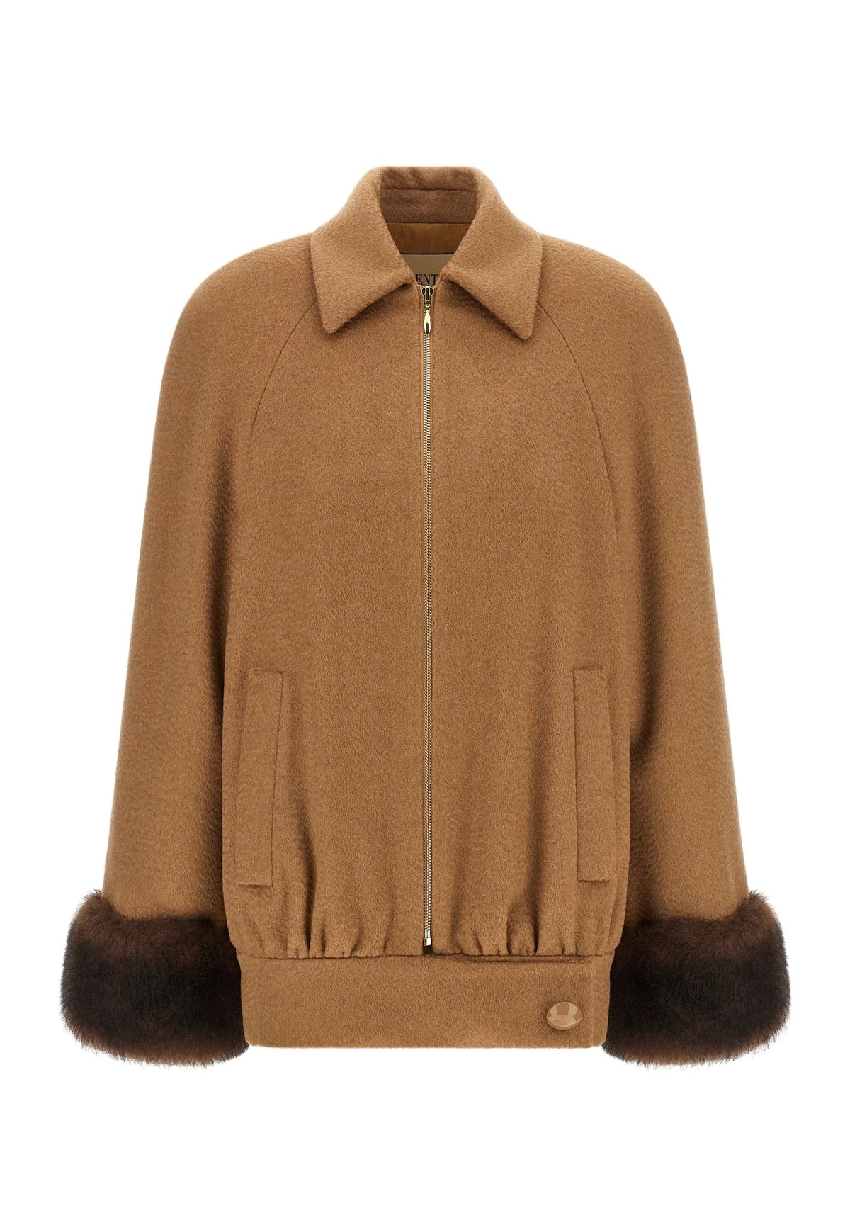 Valentino Garavani Bomber Jacket in brown, Lamb Fur
