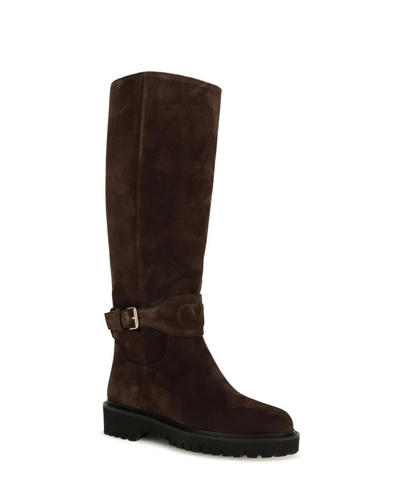 Valentino Garavani Boots in brown, Suede — view 2