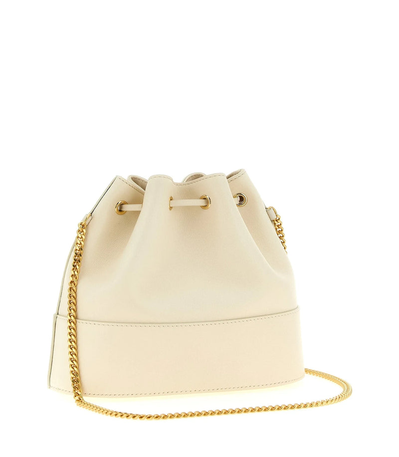 Valentino Garavani Bucket Bag in white, Lamb Leather — view 2