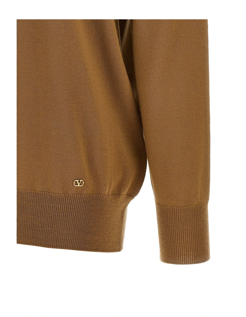 Valentino Garavani Cardigan in brown, Cashmere — view 4