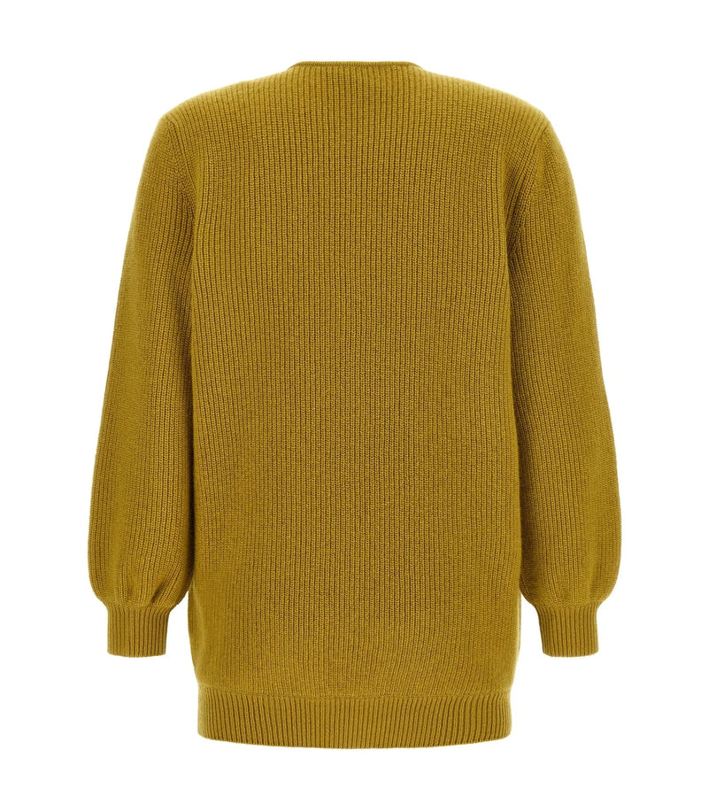 Valentino Garavani Cardigan in yellow, Virgin Wool — view 2