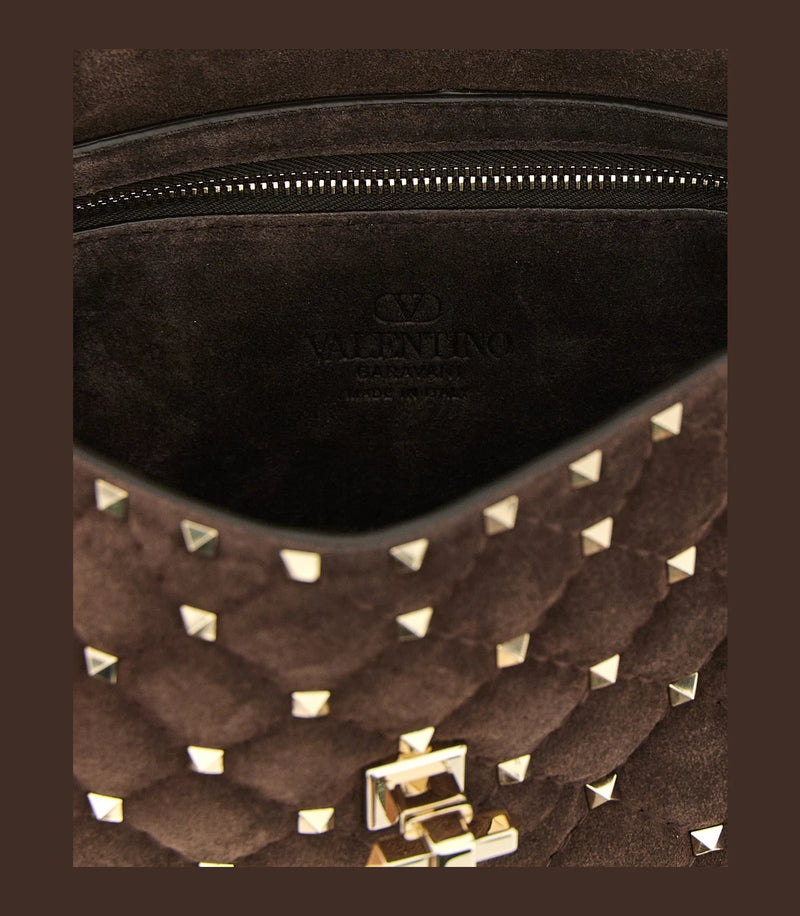 Valentino Garavani Cross Body Bag in brown, Calfskin Leather — view 4