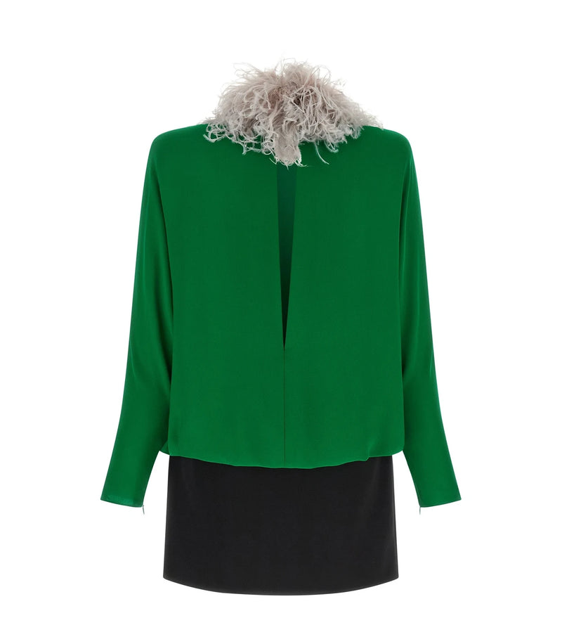 Valentino Garavani Dresse in green, Silk — view 3