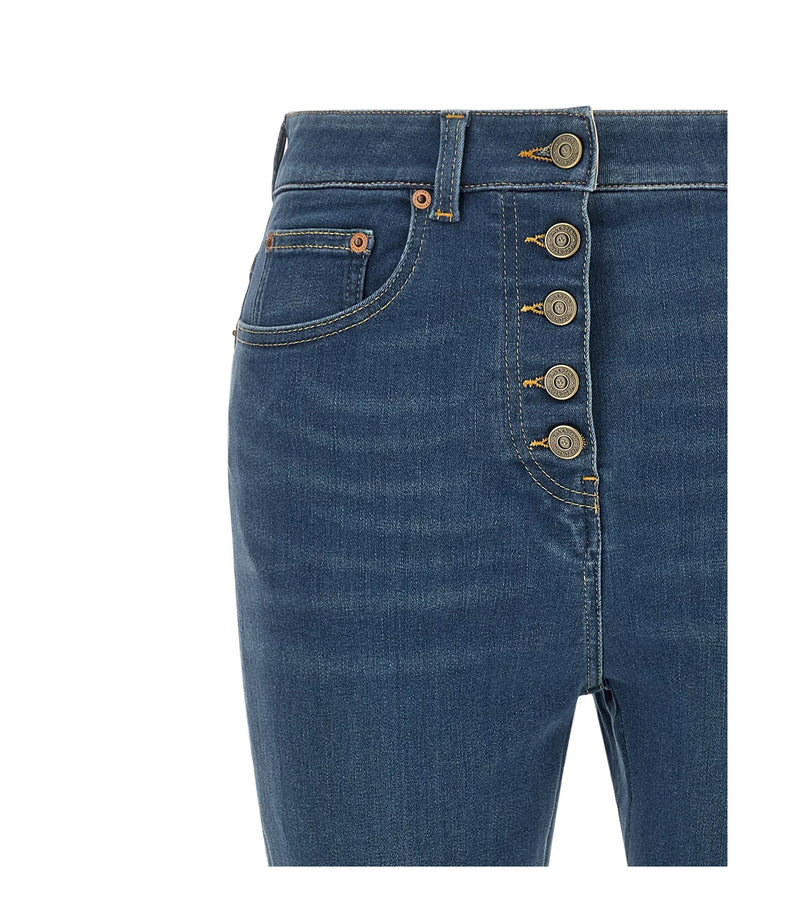 Valentino Garavani Jean in blue, Cotton Denim — view 3