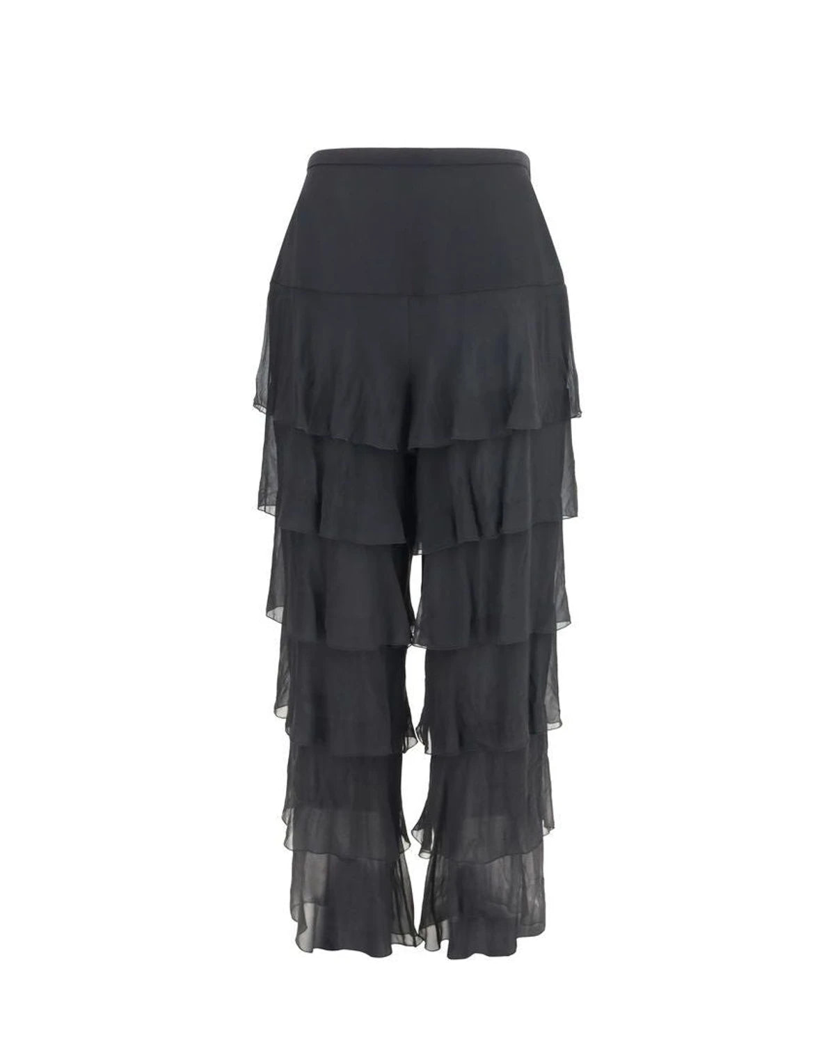 Valentino Garavani Palazzo Pant in black, Silk
