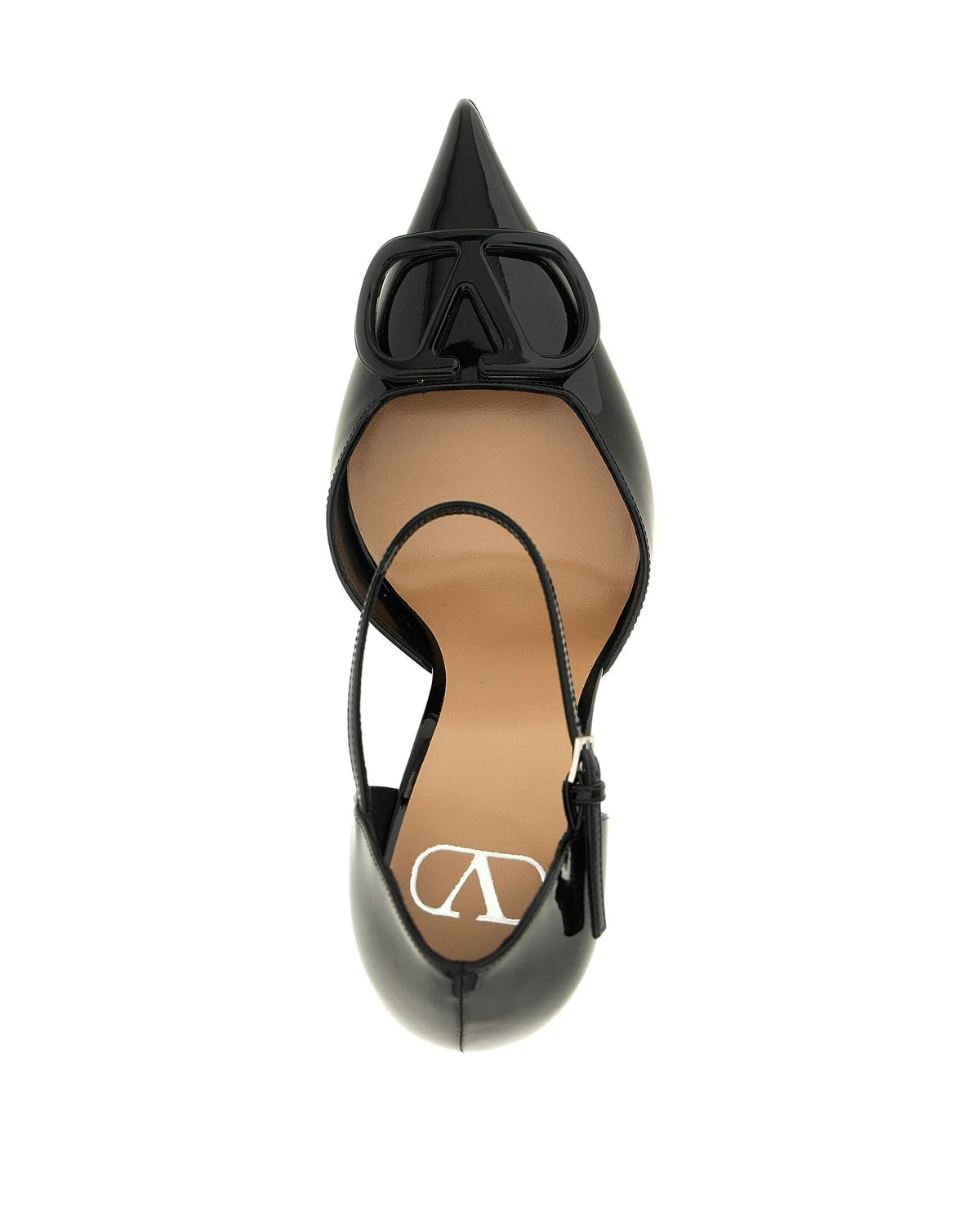 Valentino Garavani Pumps in black, Calfskin Leather — view 4