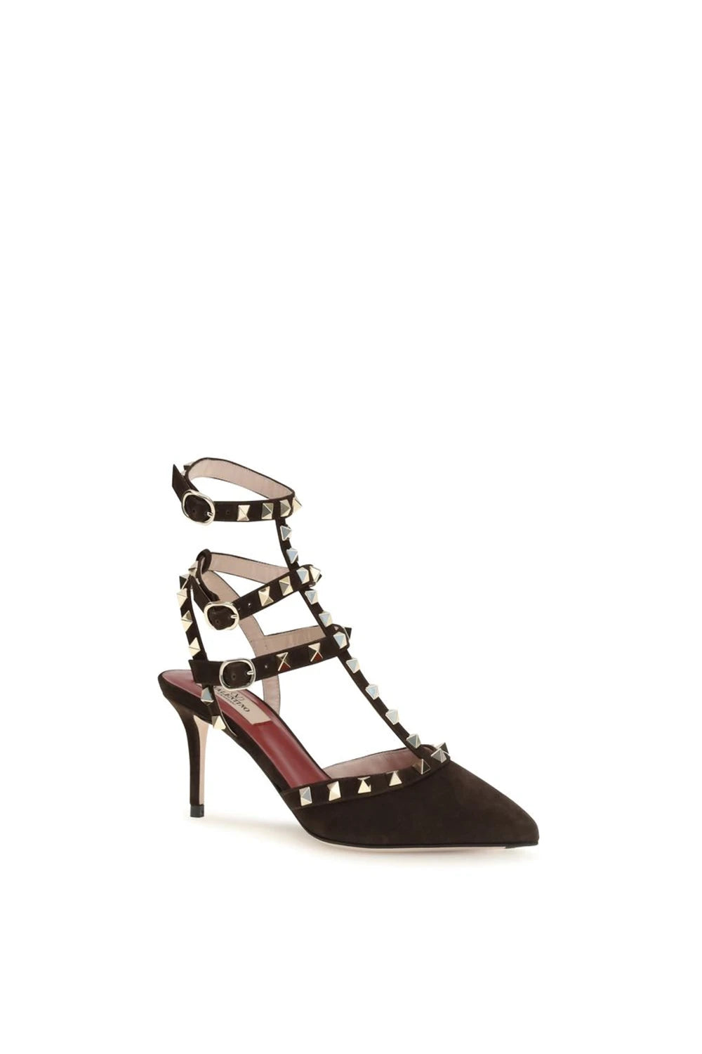 Valentino Garavani Brown Suede Pumps 
