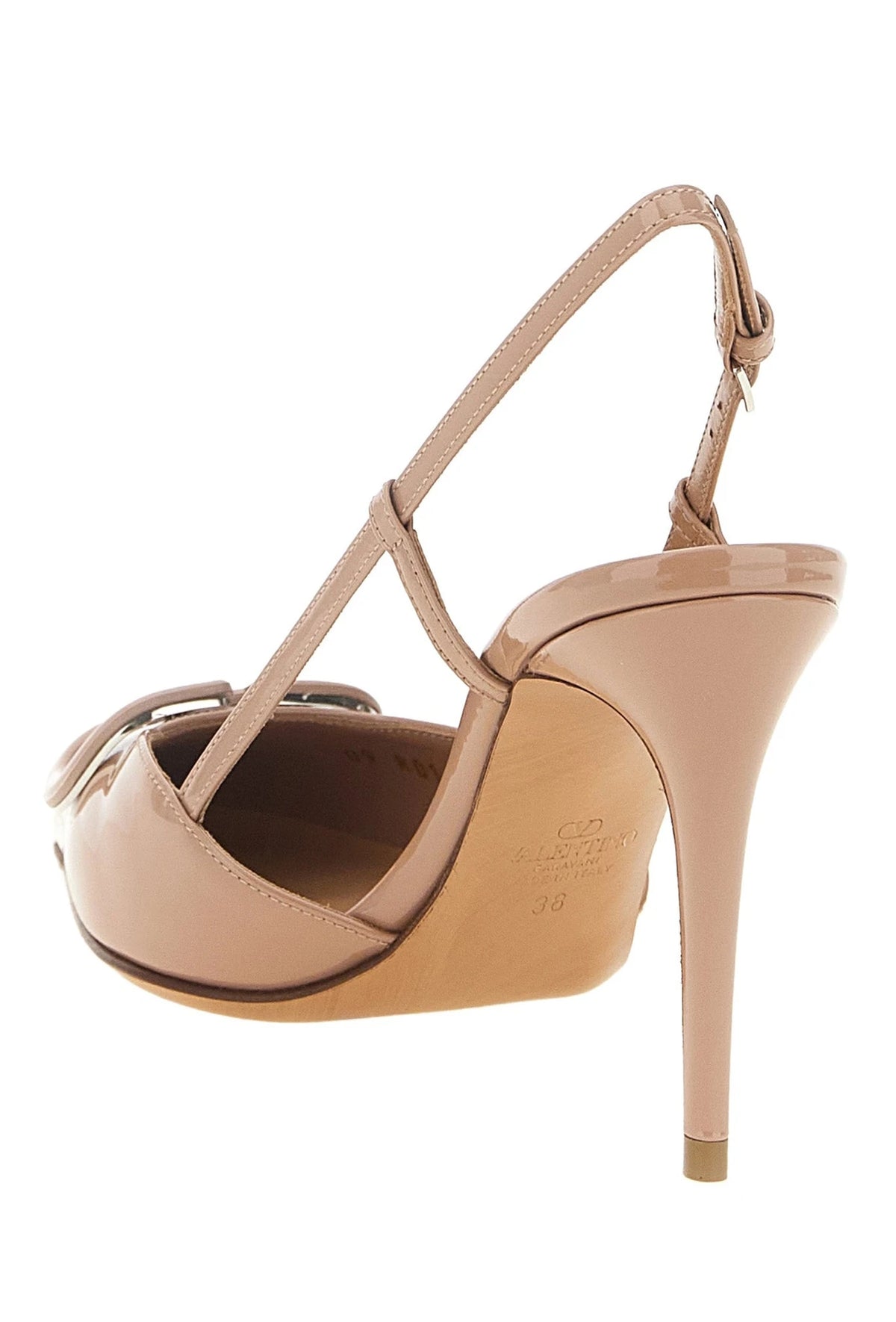 Valentino Garavani Pumps in pink, Calfskin Leather — view 3
