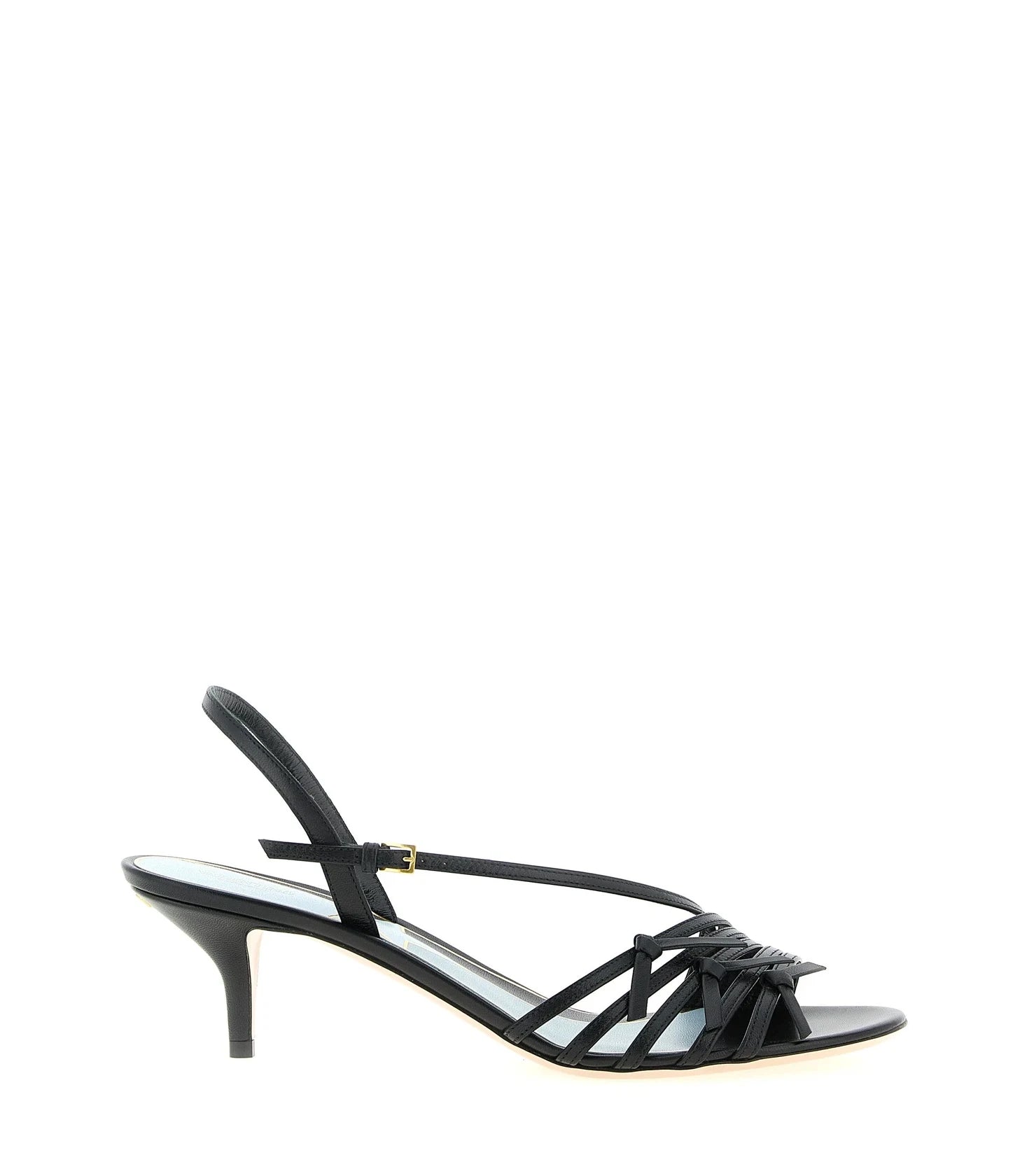 Valentino Garavani Black Stiletto Sandals 
