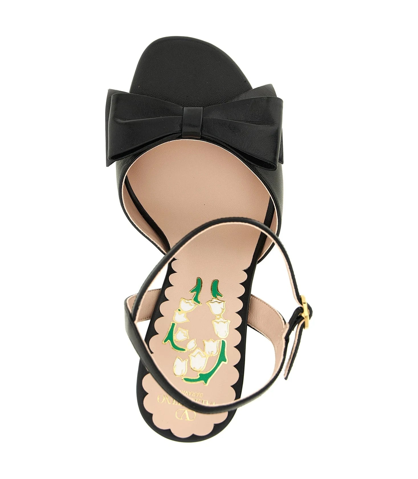 Valentino Garavani Black Stiletto Sandals 