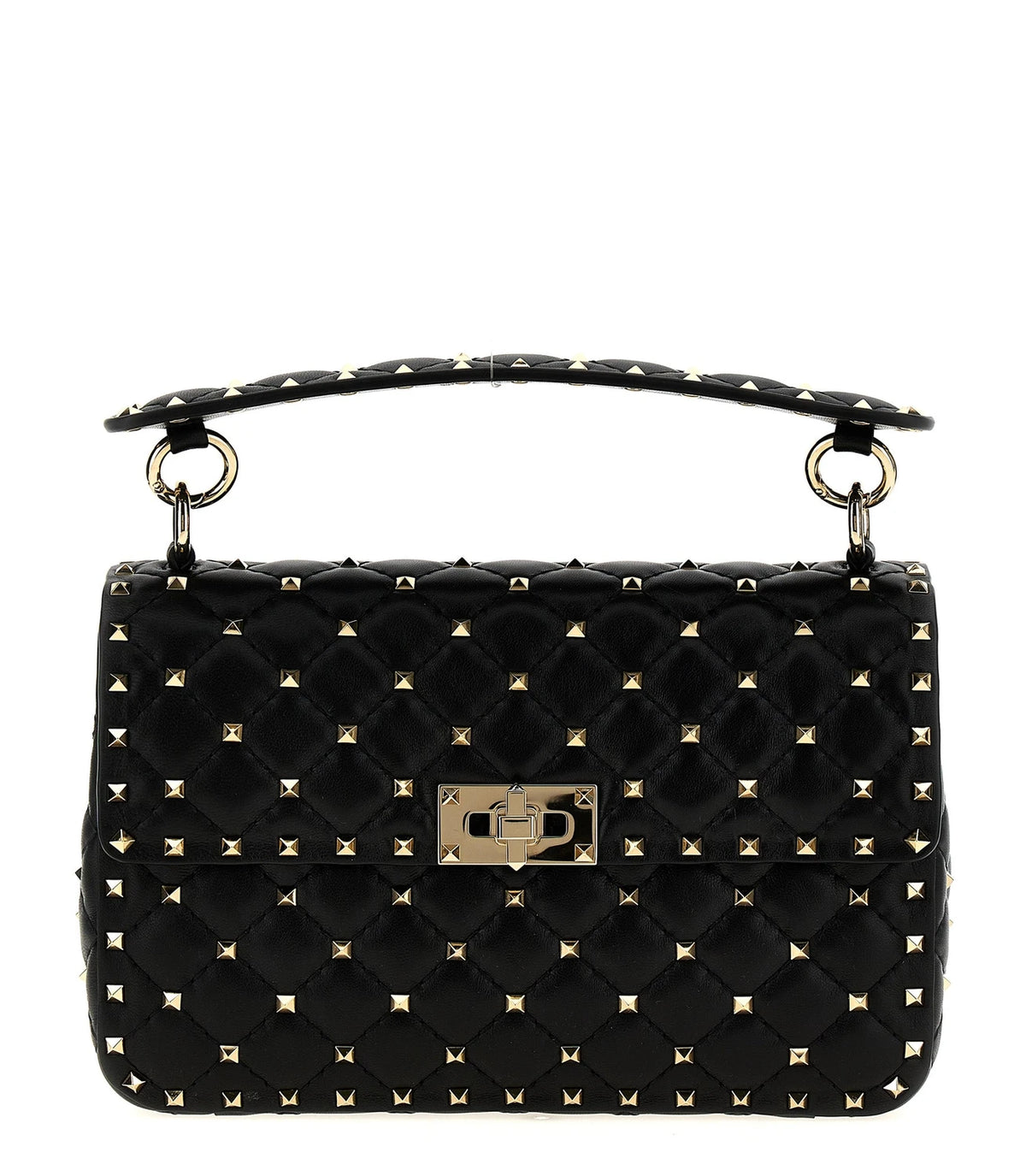 Valentino Garavani Satchel Bag in black, Lamb Leather