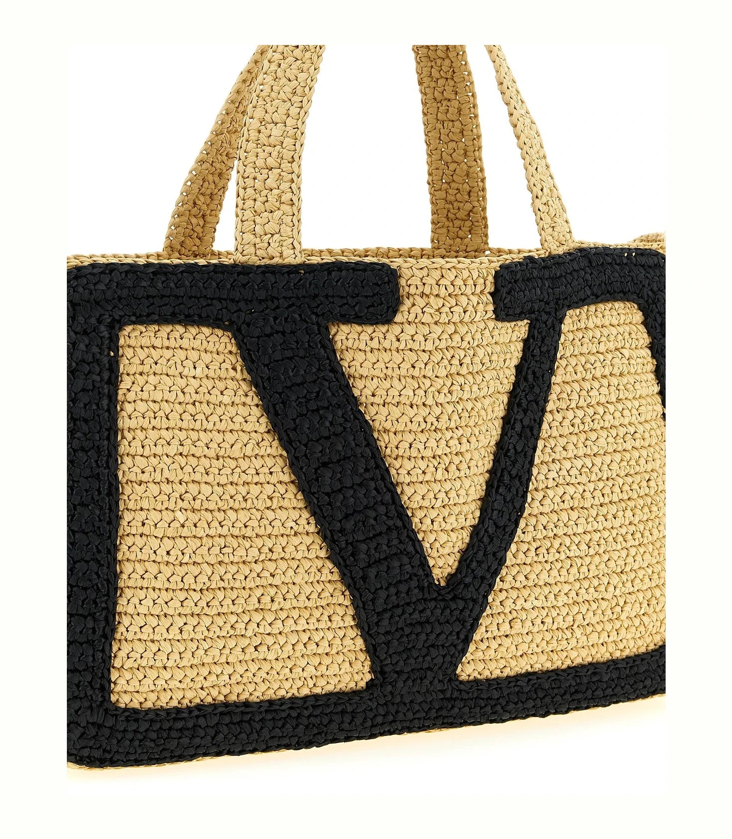 Valentino Garavani Shopping Tote in black, Viscose — view 3