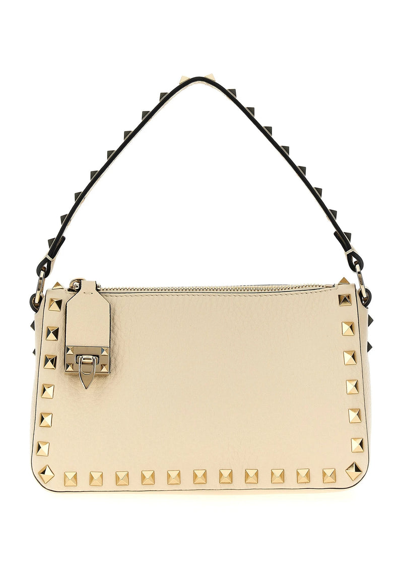 Valentino Garavani Shoulder Bag in white, Calfskin Leather