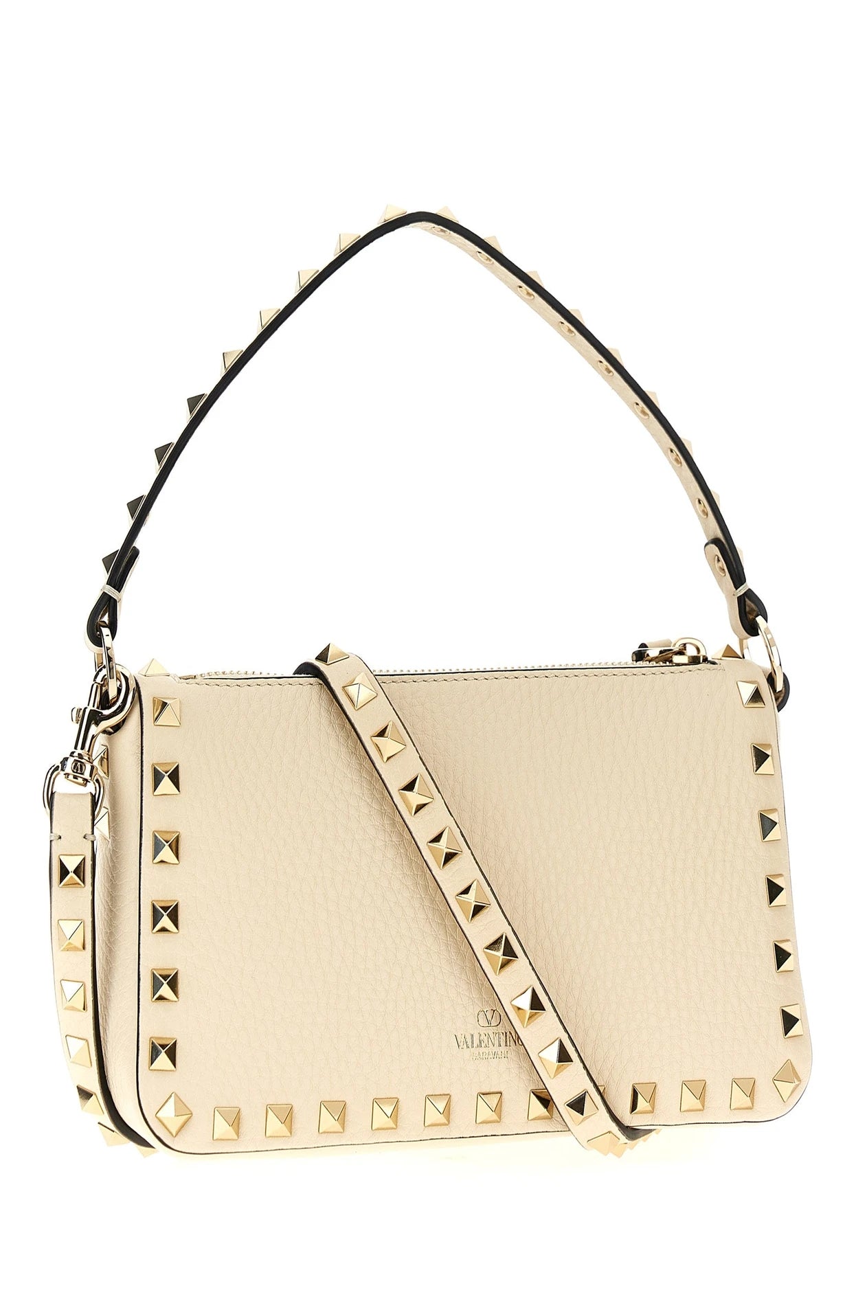 Valentino Garavani Shoulder Bag in white, Calfskin Leather — view 2