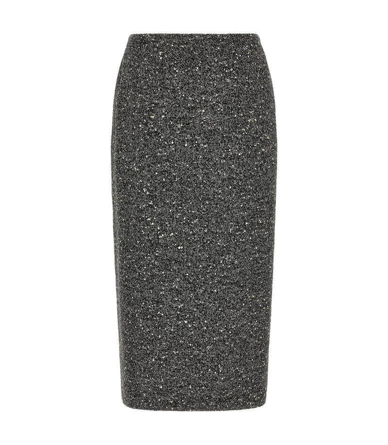 Valentino Garavani Skirt in gray, Virgin Wool
