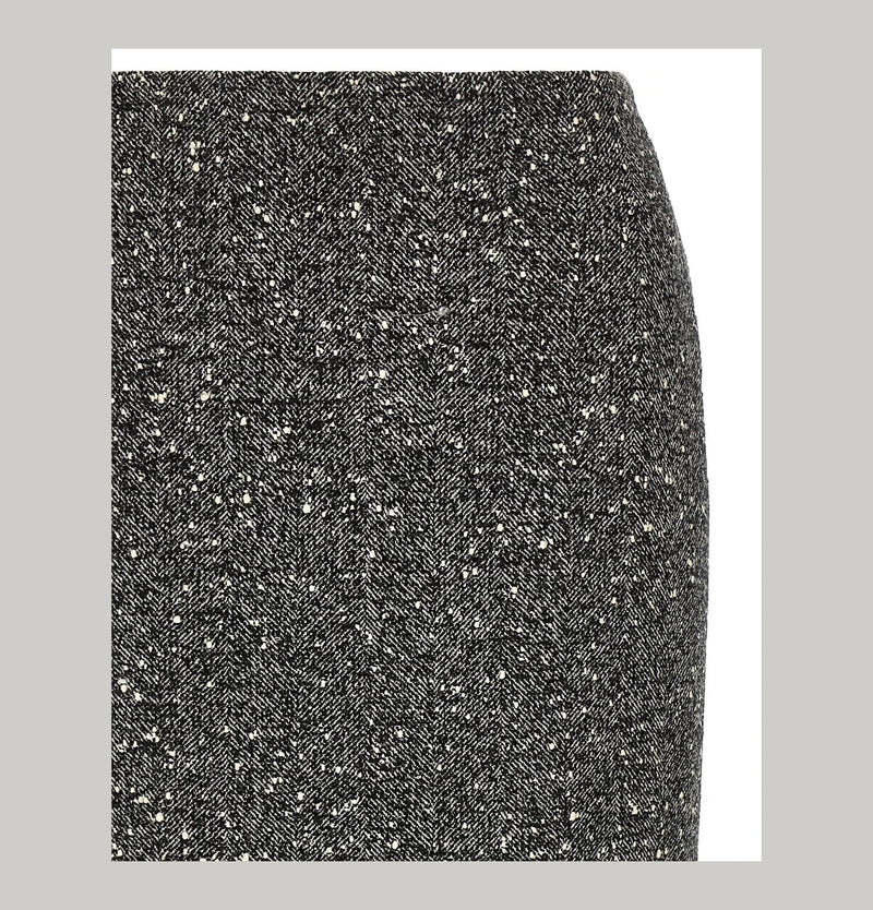 Valentino Garavani Skirt in gray, Virgin Wool — view 3
