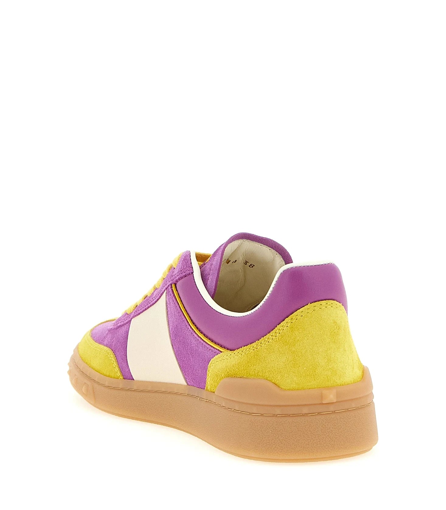 Valentino Garavani Sneakers in multicolor, Calfskin Leather — view 3