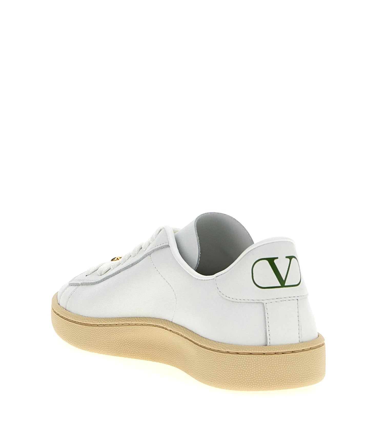 Valentino Garavani Sneakers in white, Calfskin Leather — view 3