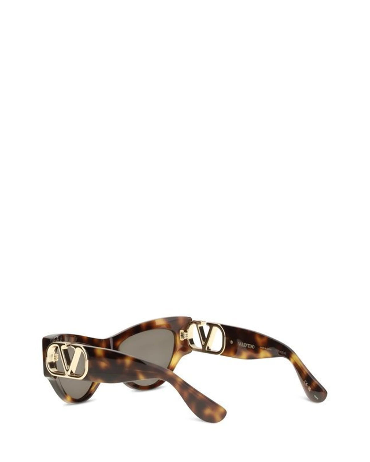 Valentino Garavani Sunglasse in brown, Acetate — view 3