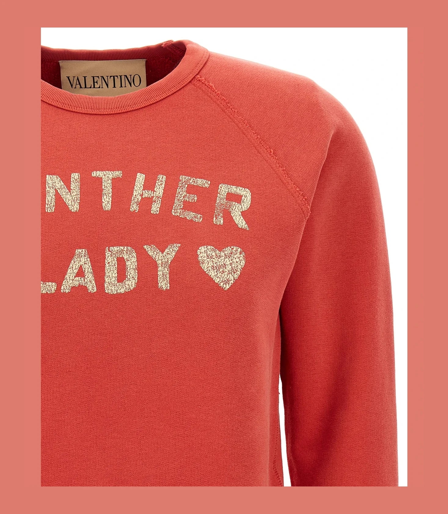 Valentino Garavani Sweatshirt in red, Cotton — view 3
