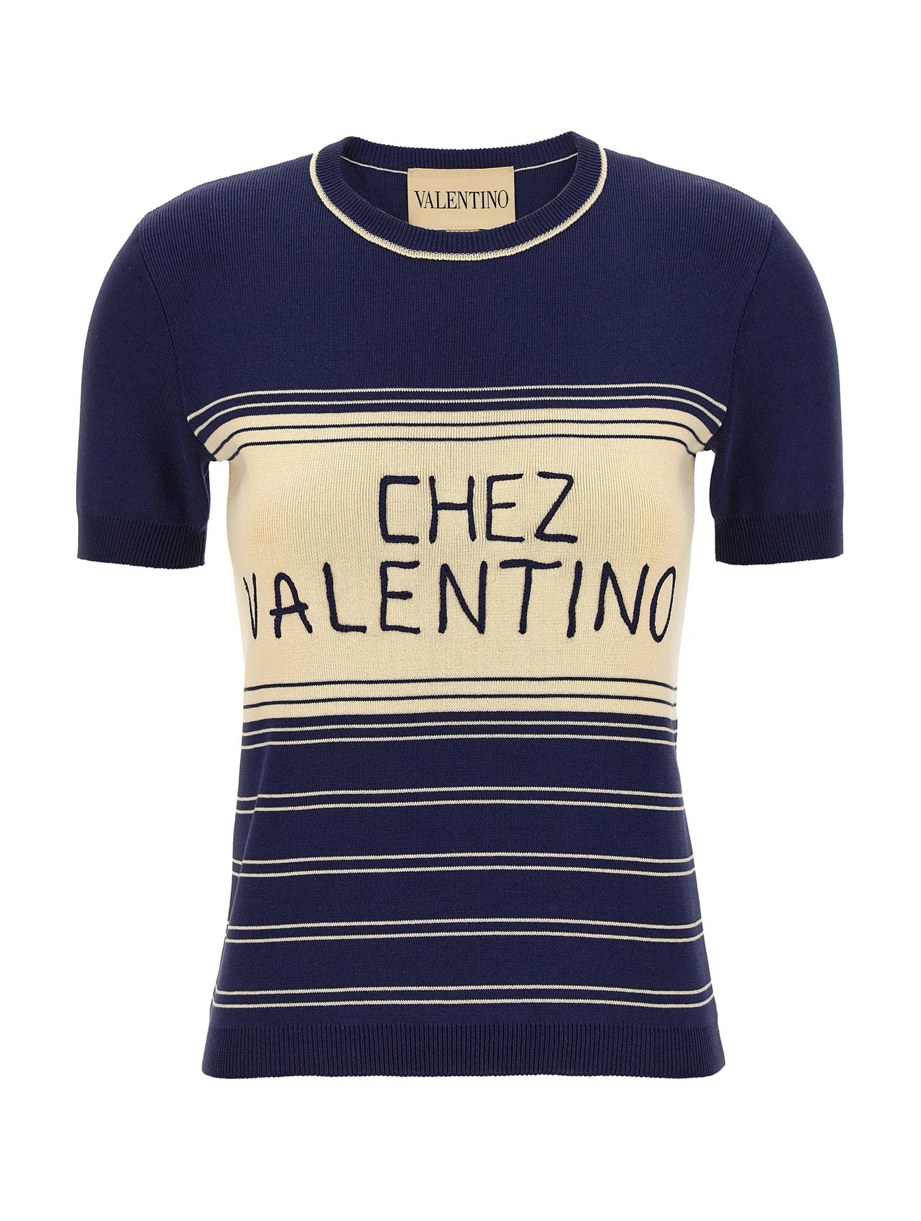 Valentino Garavani T-Shirt in blue, Cotton