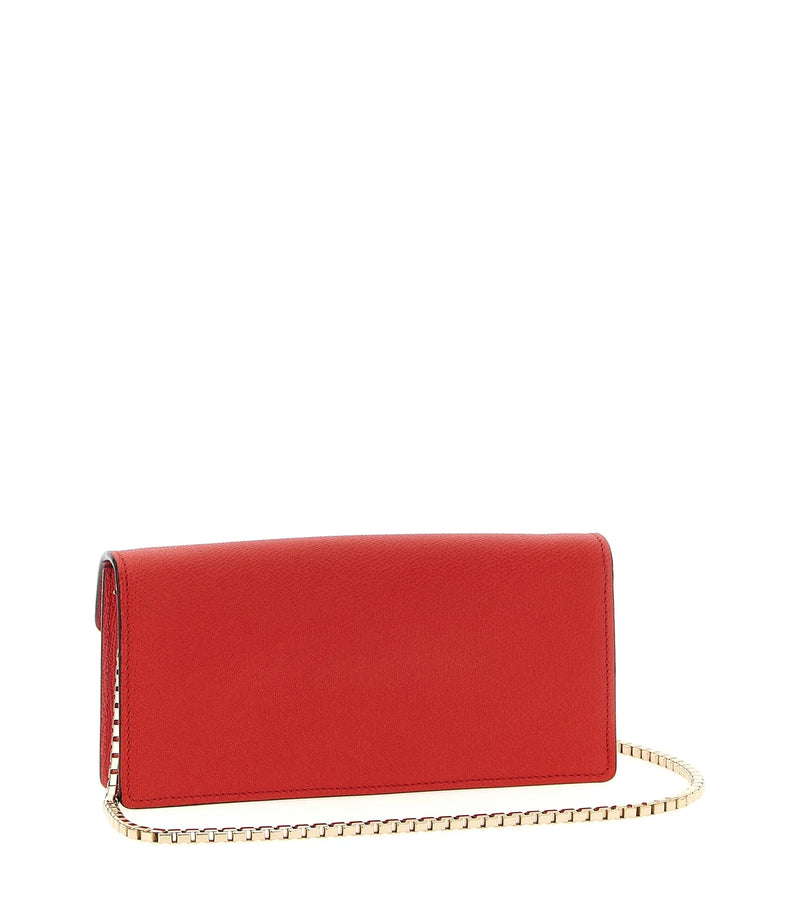 Valextra Envelope Clutche in red, Calfskin Leather — view 2