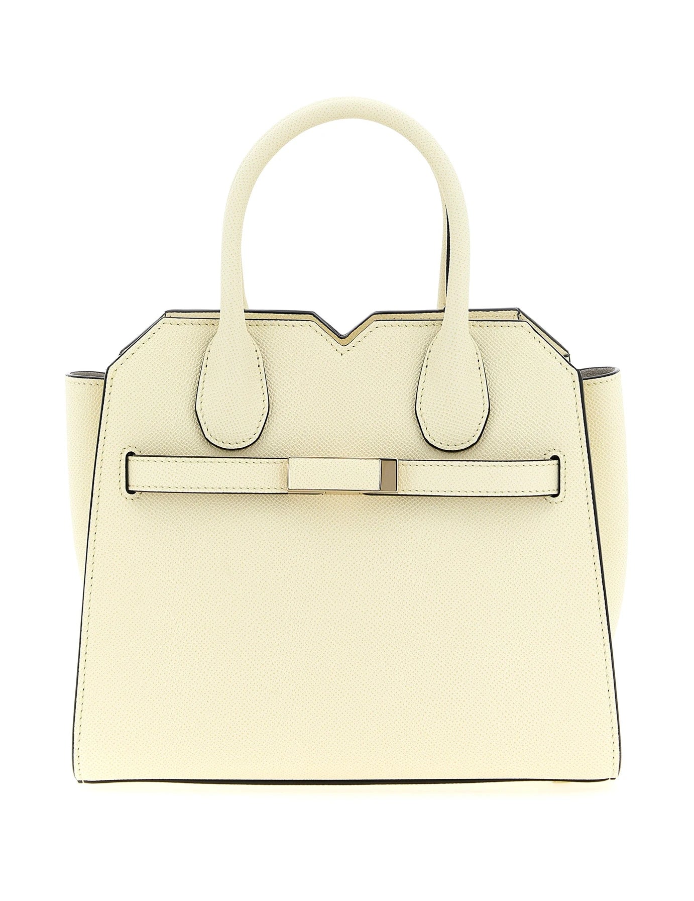 Valextra Satchel Bag in white, Calfskin Leather