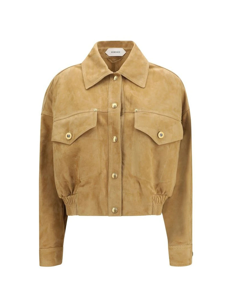 Versace Bomber Jacket in beige, Lamb