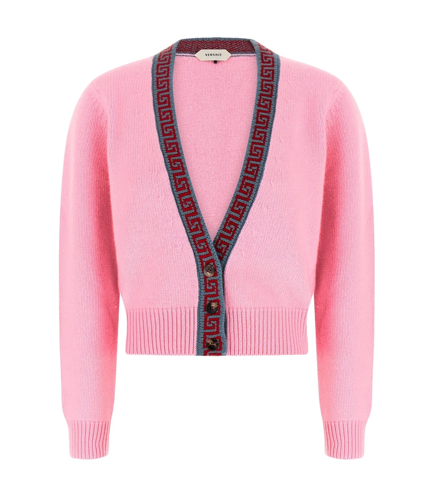 Versace Cardigan in pink, Virgin Wool