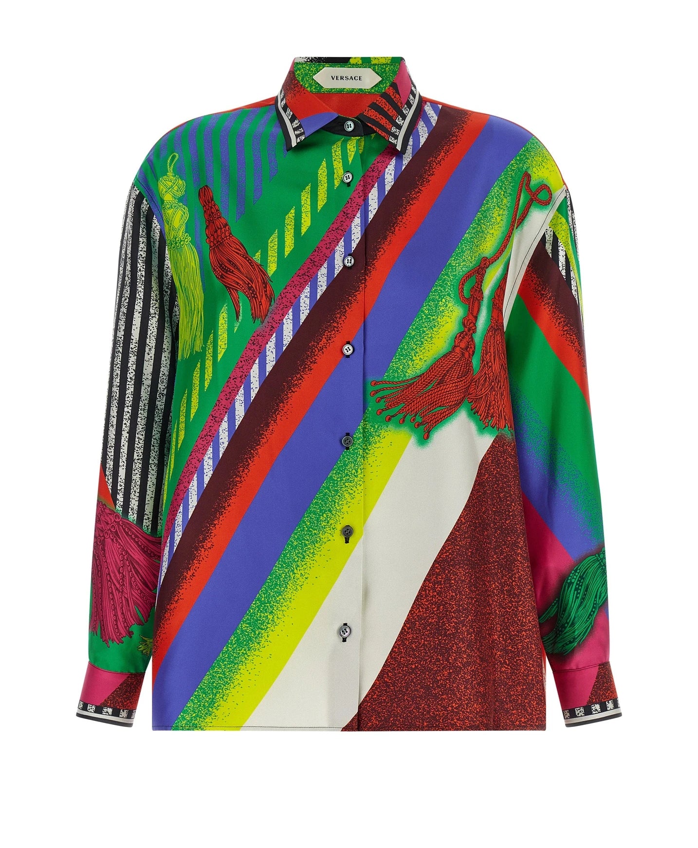 Versace Dress Shirt in multicolor, Silk