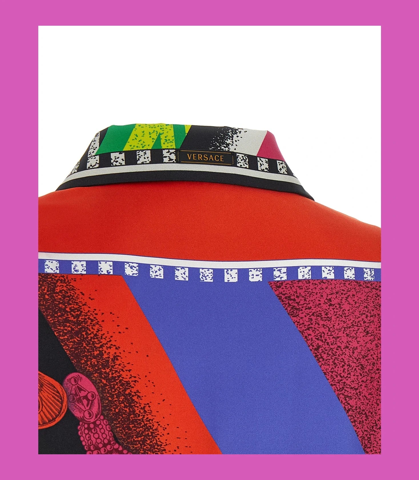 Versace Dress Shirt in multicolor, Silk — view 5