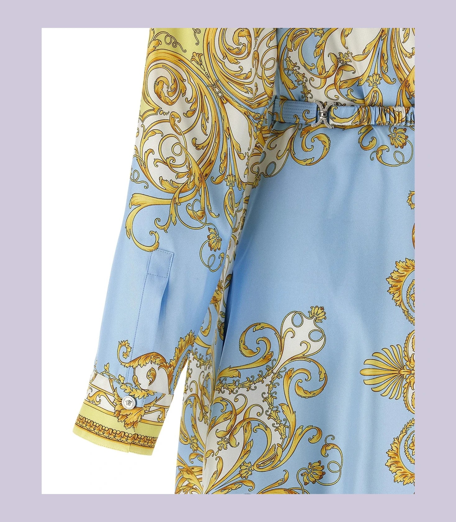 Versace Dresse in blue, Silk — view 4