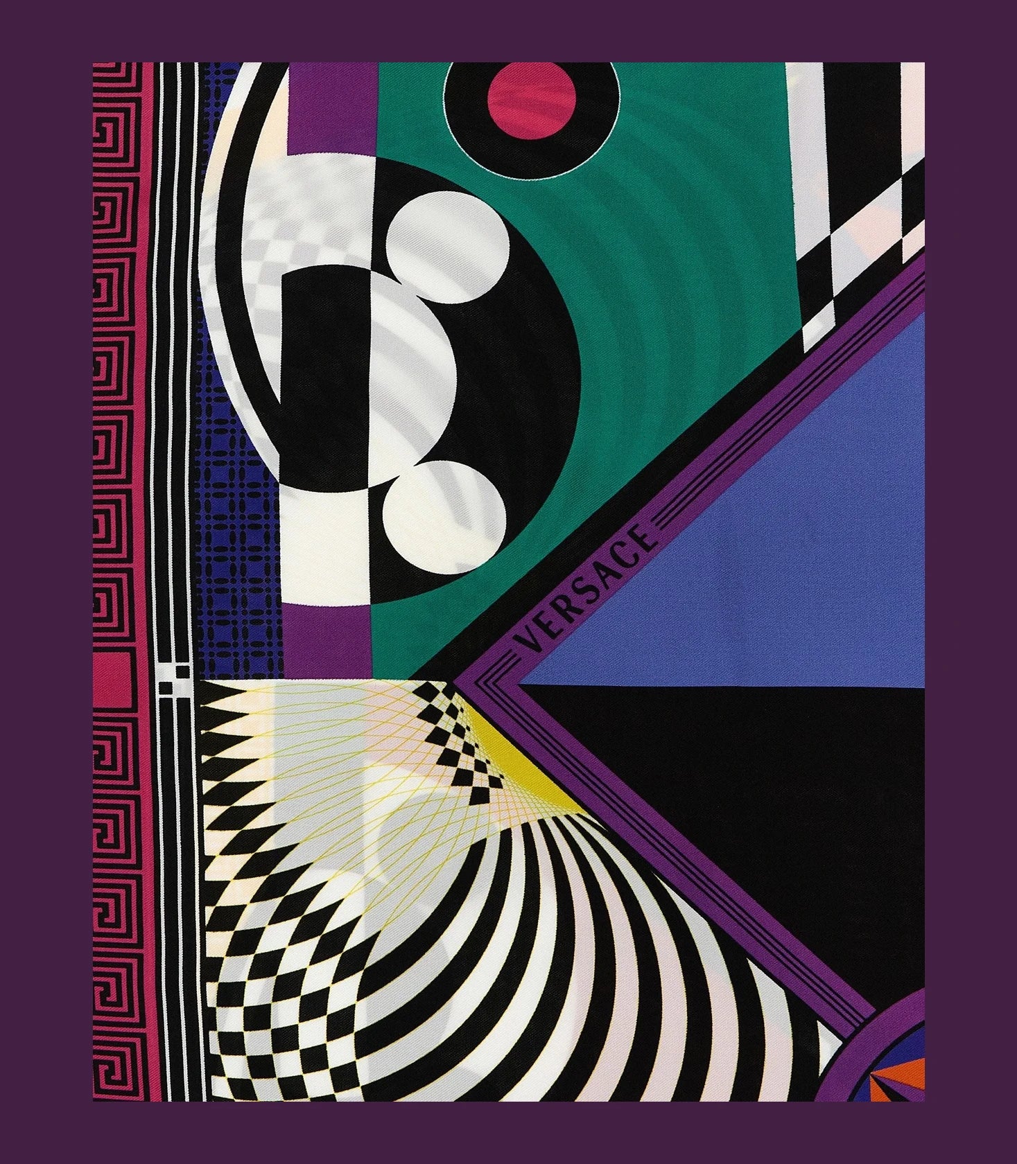 Versace Scarves & Shawl in multicolor, Silk — view 2