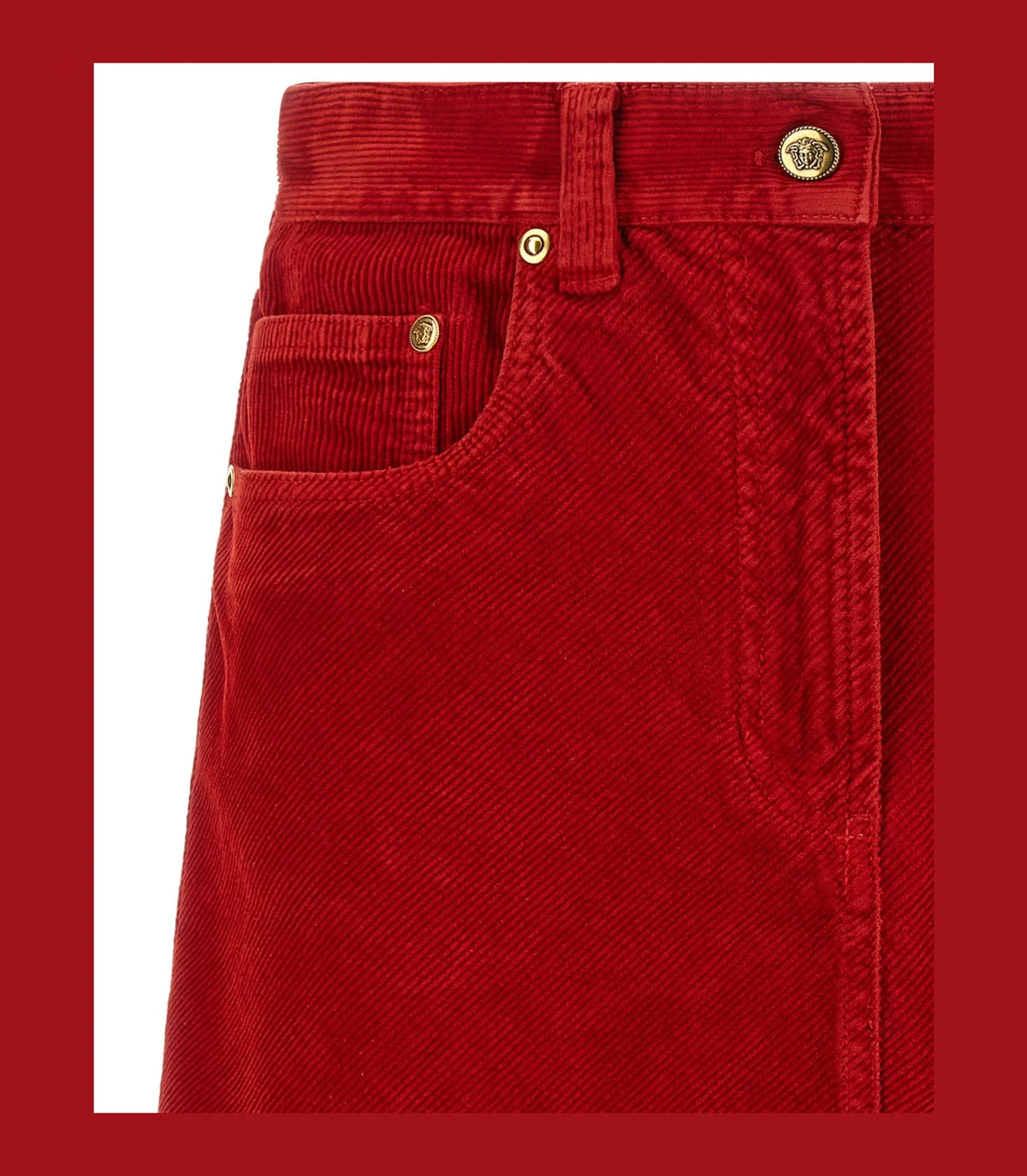 Versace Skirt in red, Cotton — view 3