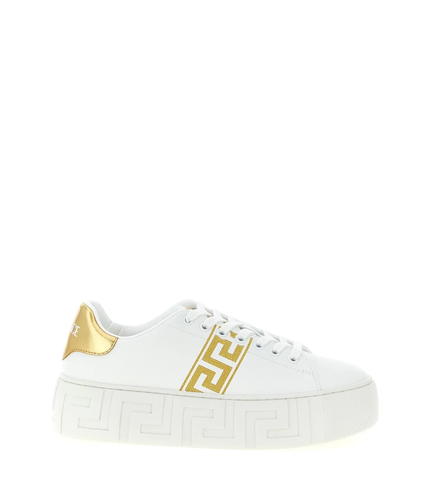 Versace Gold Platform Sneakers 